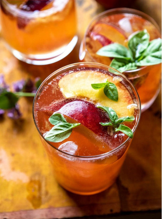 Peachy Keen Balsamic Spritz