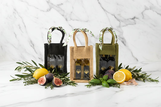 2 pack Jute Tote Sampler Set