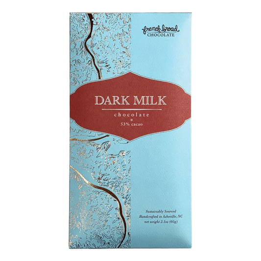 Dark Milk Chocolate (53%)- French Broad Chocolate