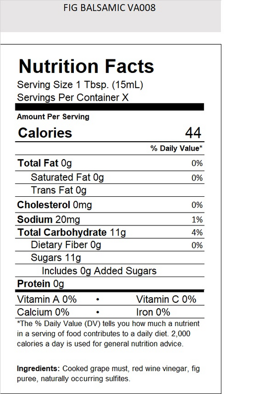 Mediterranean Fig Aged Balsamic Vinegar