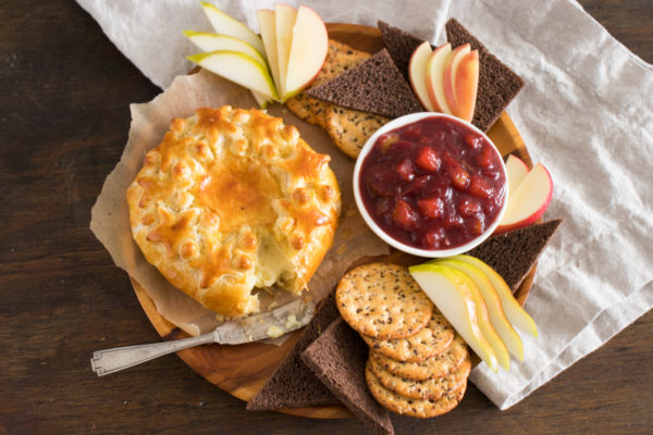 Baked Camembert with Winter Fruit Compote