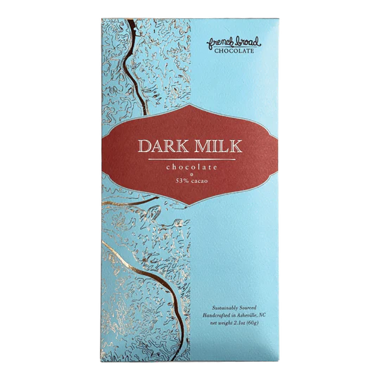 Dark Milk Chocolate (53%)- French Broad Chocolate