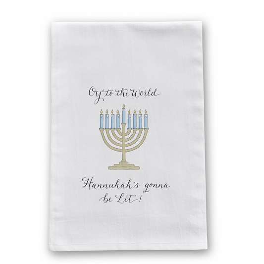 Hanukkah Tea Towel