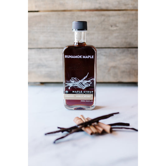 Cinnamon Vanilla Infused Maple Syrup